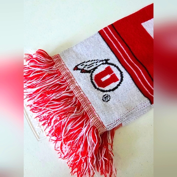 Utah scarf white and red. - Picture 3 of 5